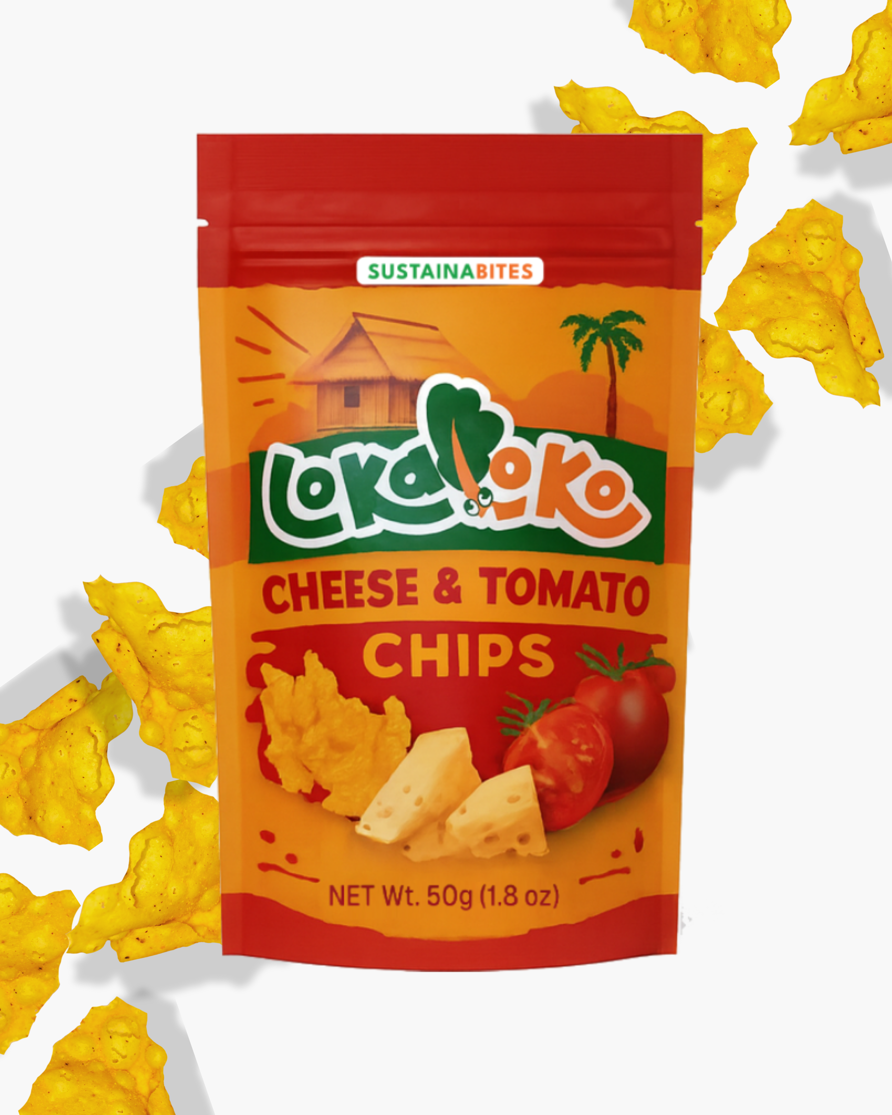 LokaLoko Cheese and Tomato Chips
